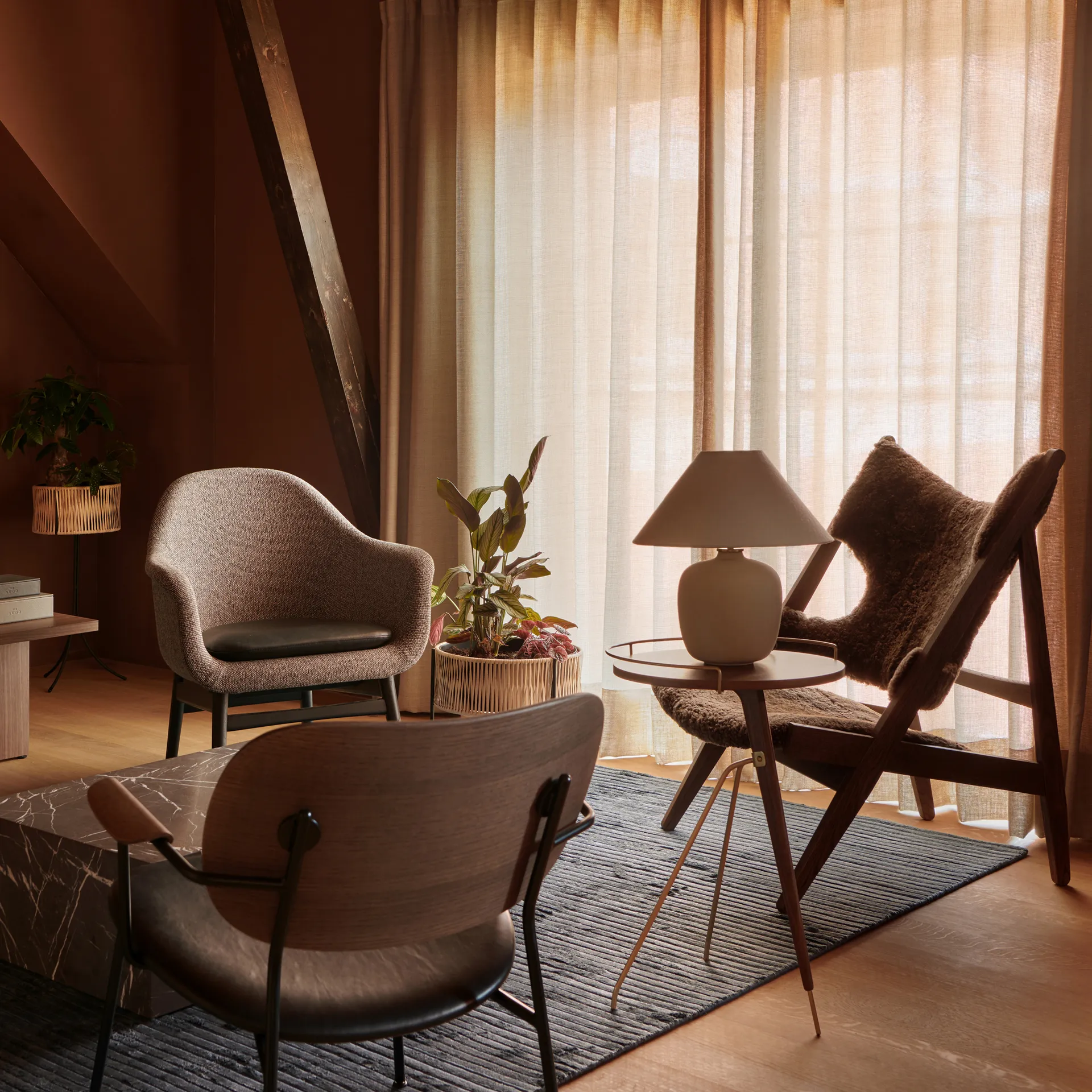 Tapis Houkime 170x240 cm, Midnight Audo Copenhagen