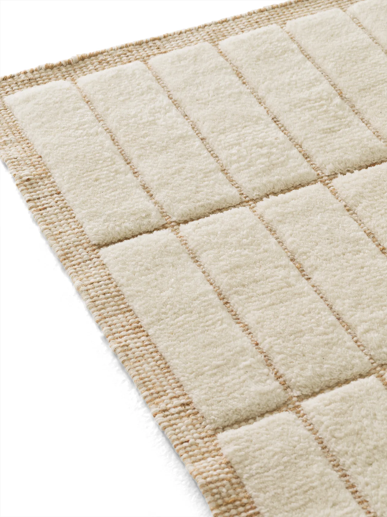 Tapis Tile, Ivory, 170x240 cm Audo Copenhagen
