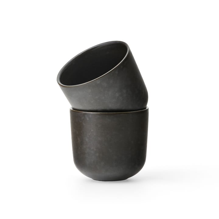 Tasse à espresso New Norm 8,5 cl Lot de 2 - Glacé foncé - Audo Copenhagen