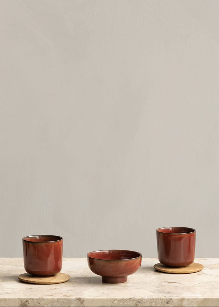 Tasse New Norm 26 cl Lot de 2 - Glacé rouge - Audo Copenhagen
