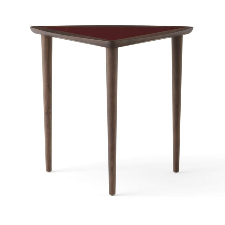 Umanoff nesting side table - Walnut-burgundy - Audo Copenhagen