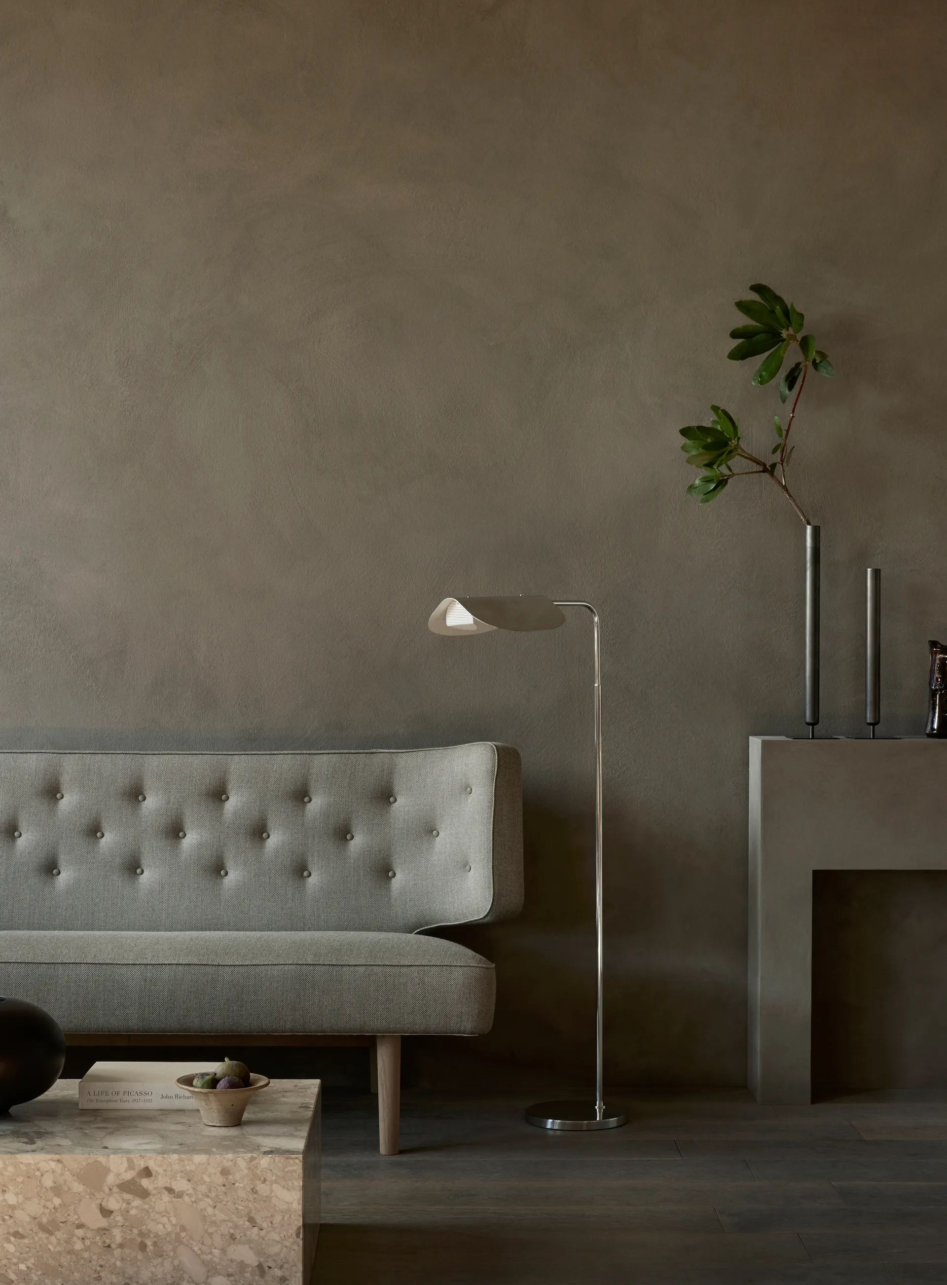 Vase Stance 50 cm, Laiton bronzé Audo Copenhagen