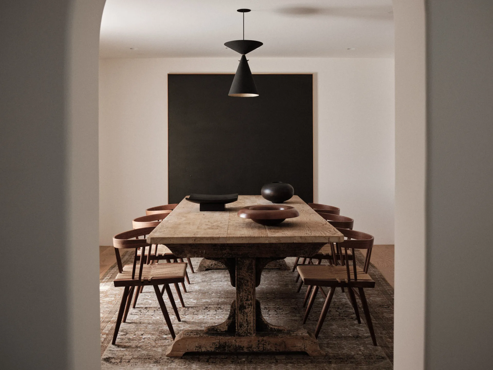 Vase Surround 17,5 cm, Bois de manguier Audo Copenhagen