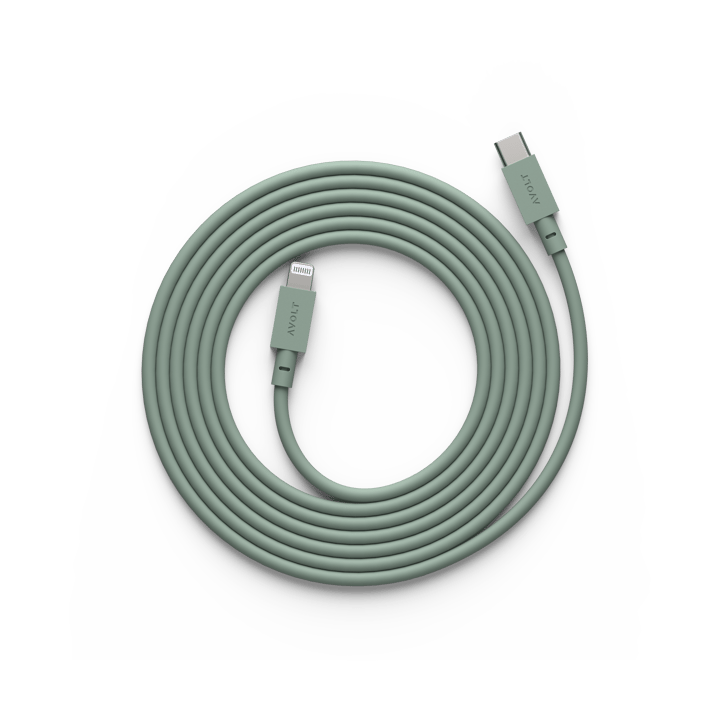 Cable 1 USB C vers Lightning câble de recharge 2m - Chêne vert - Avolt