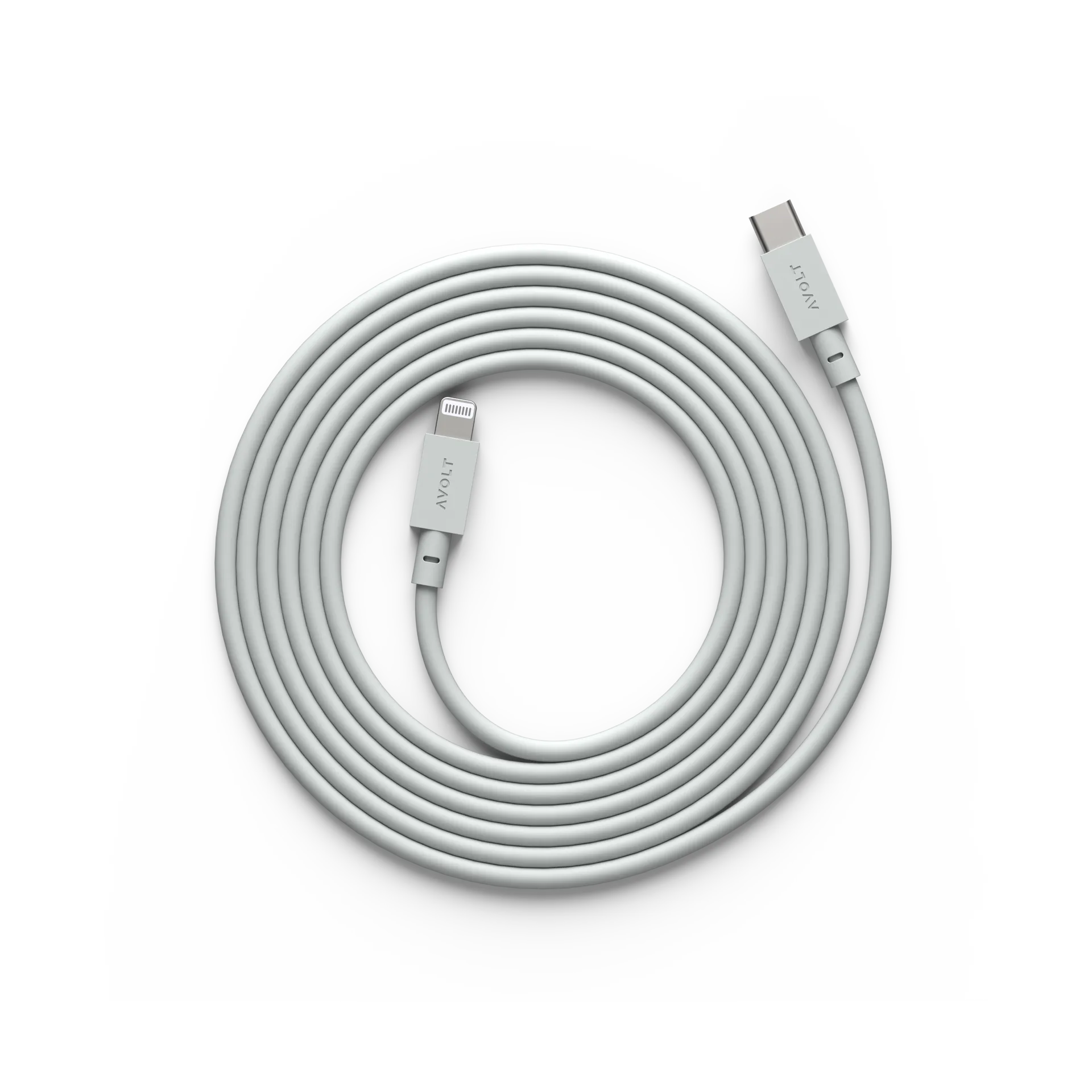 Cable 1 USB C vers Lightning câble de recharge 2m, Gotland Gris Avolt