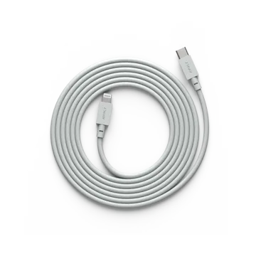 Cable 1 USB C vers Lightning câble de recharge 2m - Gotland Gris - Avolt