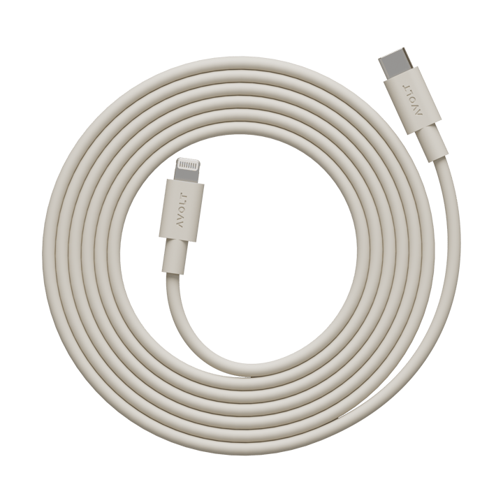 Cable 1 USB C vers Lightning câble de recharge 2m - Nomad Sand - Avolt