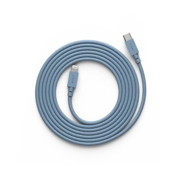 Cable 1 USB C vers Lightning câble de recharge 2m - Shark Blue - Avolt