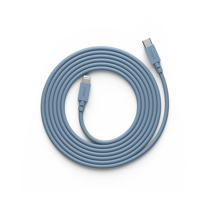 Cable 1 USB C vers Lightning câble de recharge 2m - Shark Blue - Avolt