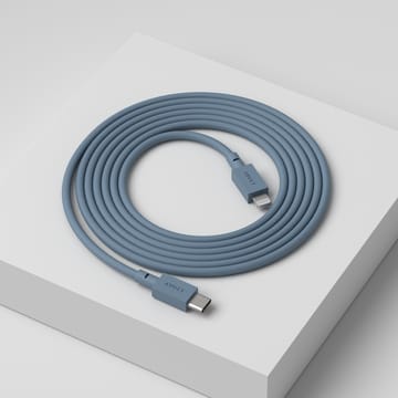 Cable 1 USB C vers Lightning câble de recharge 2m - Shark Blue - Avolt