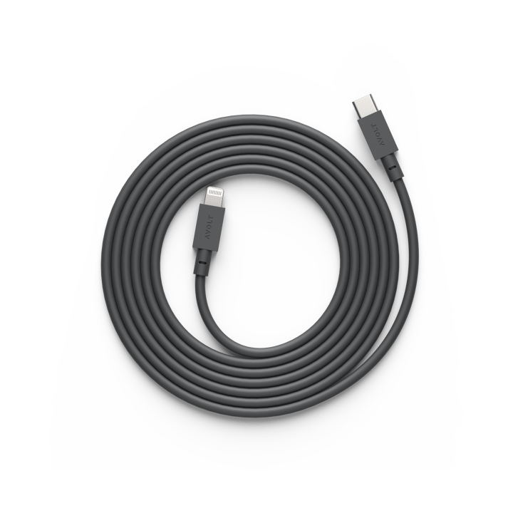 Cable 1 USB C vers Lightning câble de recharge 2m - Stockholm Black - Avolt