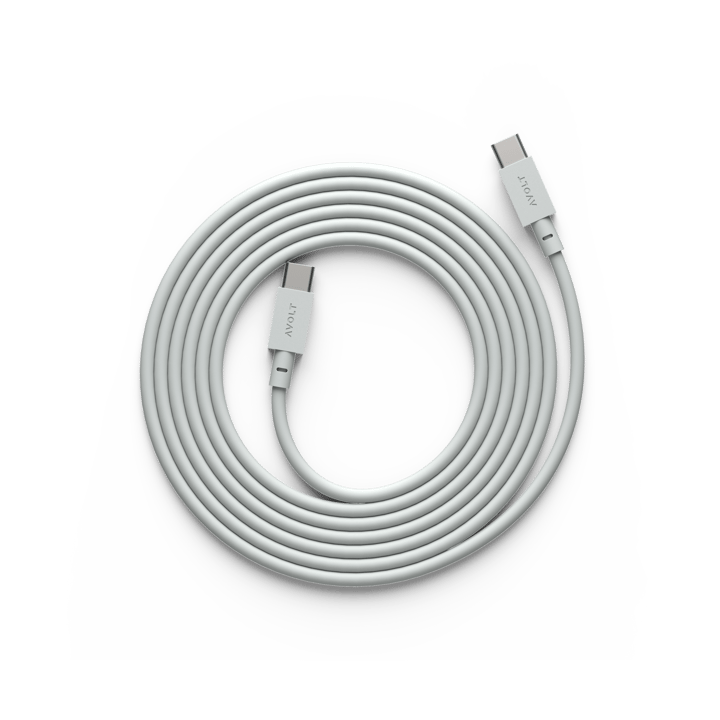 Cable 1 USB-C vers USB-C câble de charge 2 m - Gotland gray - Avolt