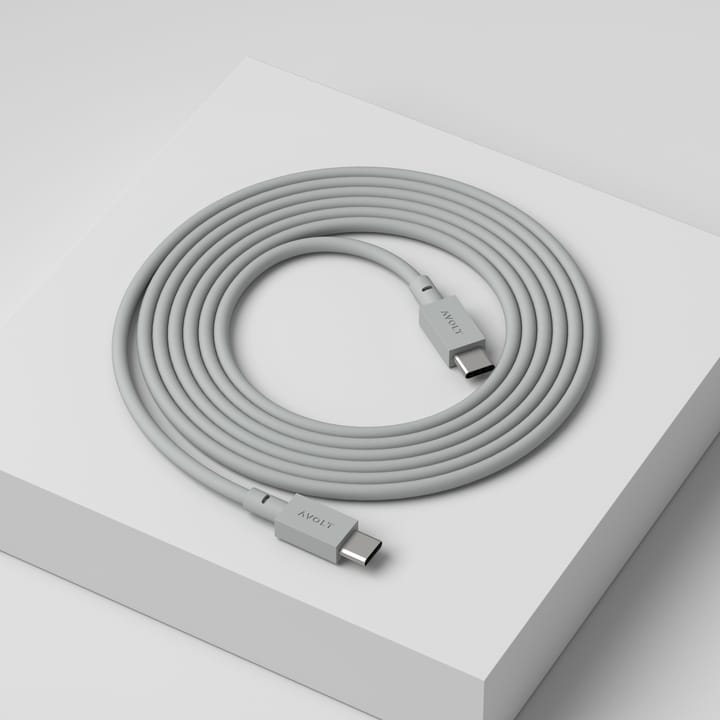 Cable 1 USB-C vers USB-C câble de charge 2 m - Gotland gray - Avolt