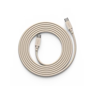 Cable 1 USB-C vers USB-C câble de charge 2 m - Nomad sand - Avolt