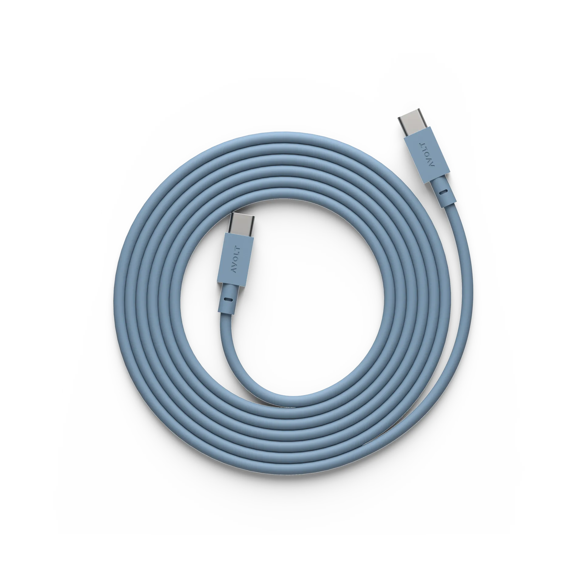 Cable 1 USB-C vers USB-C câble de charge 2 m, Shark blue Avolt