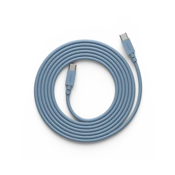 Cable 1 USB-C vers USB-C câble de charge 2 m - Shark blue - Avolt
