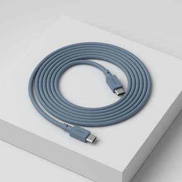 Cable 1 USB-C vers USB-C câble de charge 2 m - Shark blue - Avolt