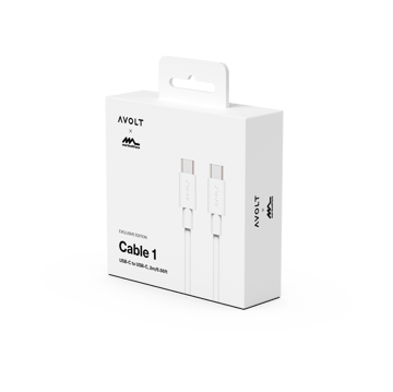 Cable 1 USB-C vers USB-C câble de charge 2 m - White Martinelli Luce Edition - Avolt
