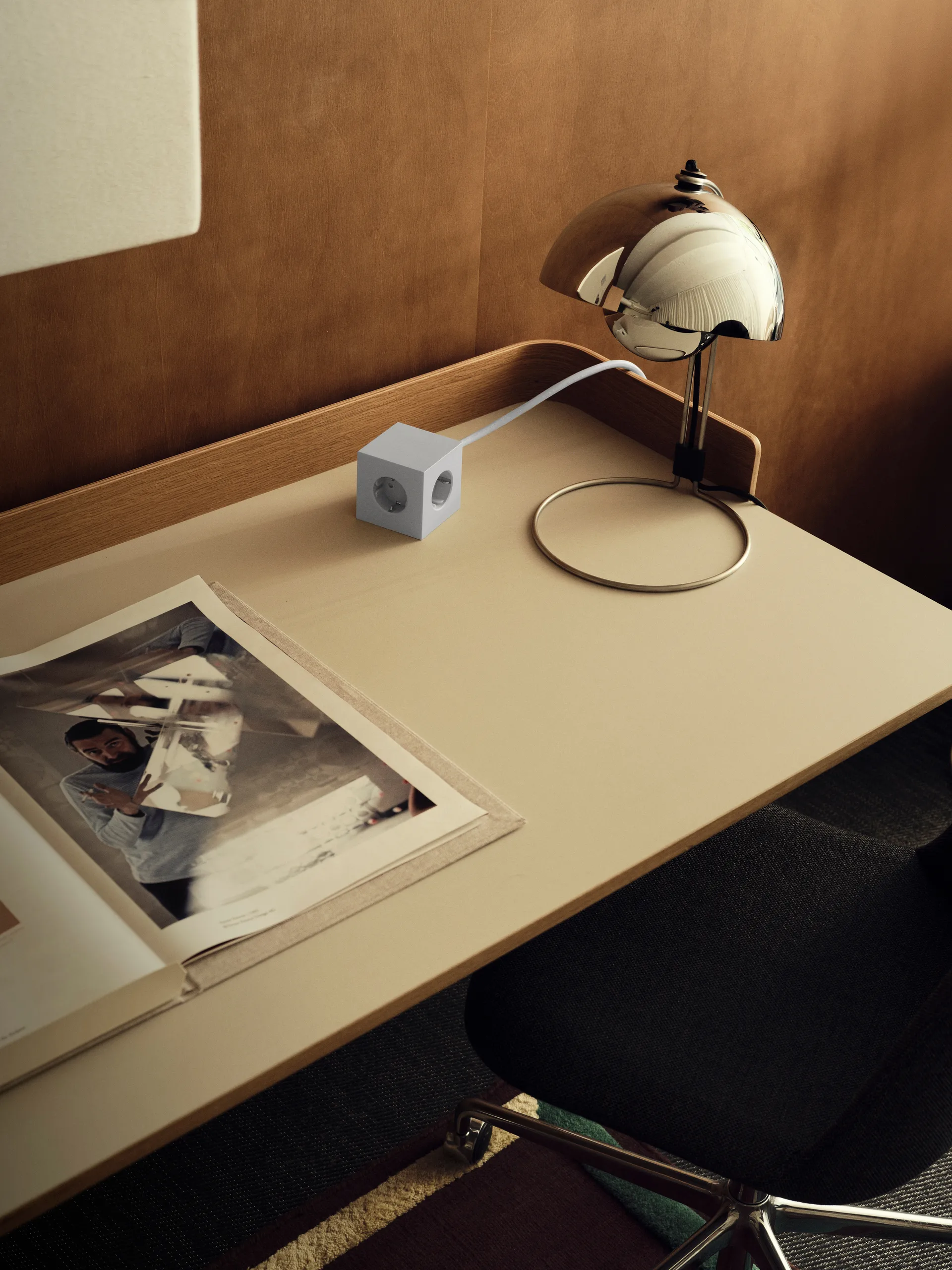 Multiprise Square 1 USB-C 30W 3 m, Gotland Gray Avolt