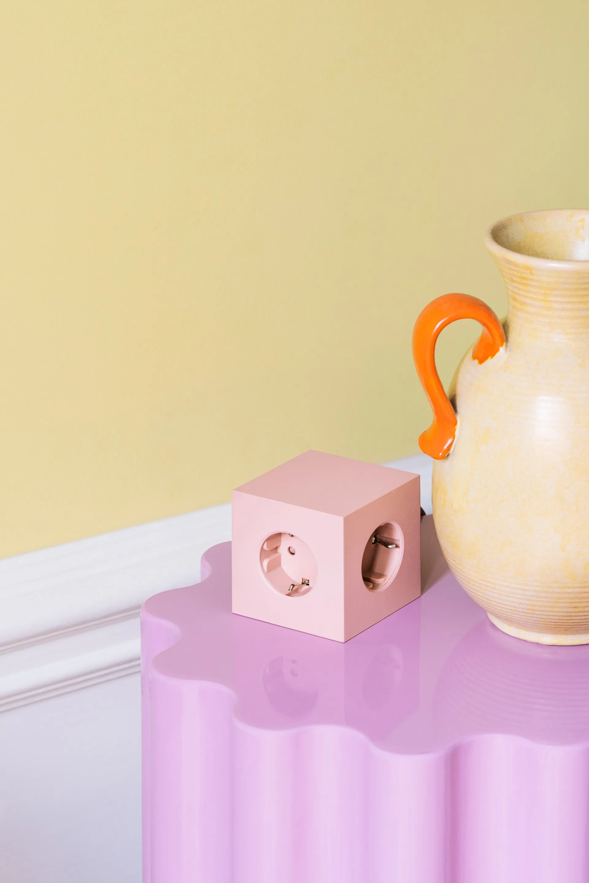 Multiprise Square 1 USB-C 30W 3 m, New Pink Avolt