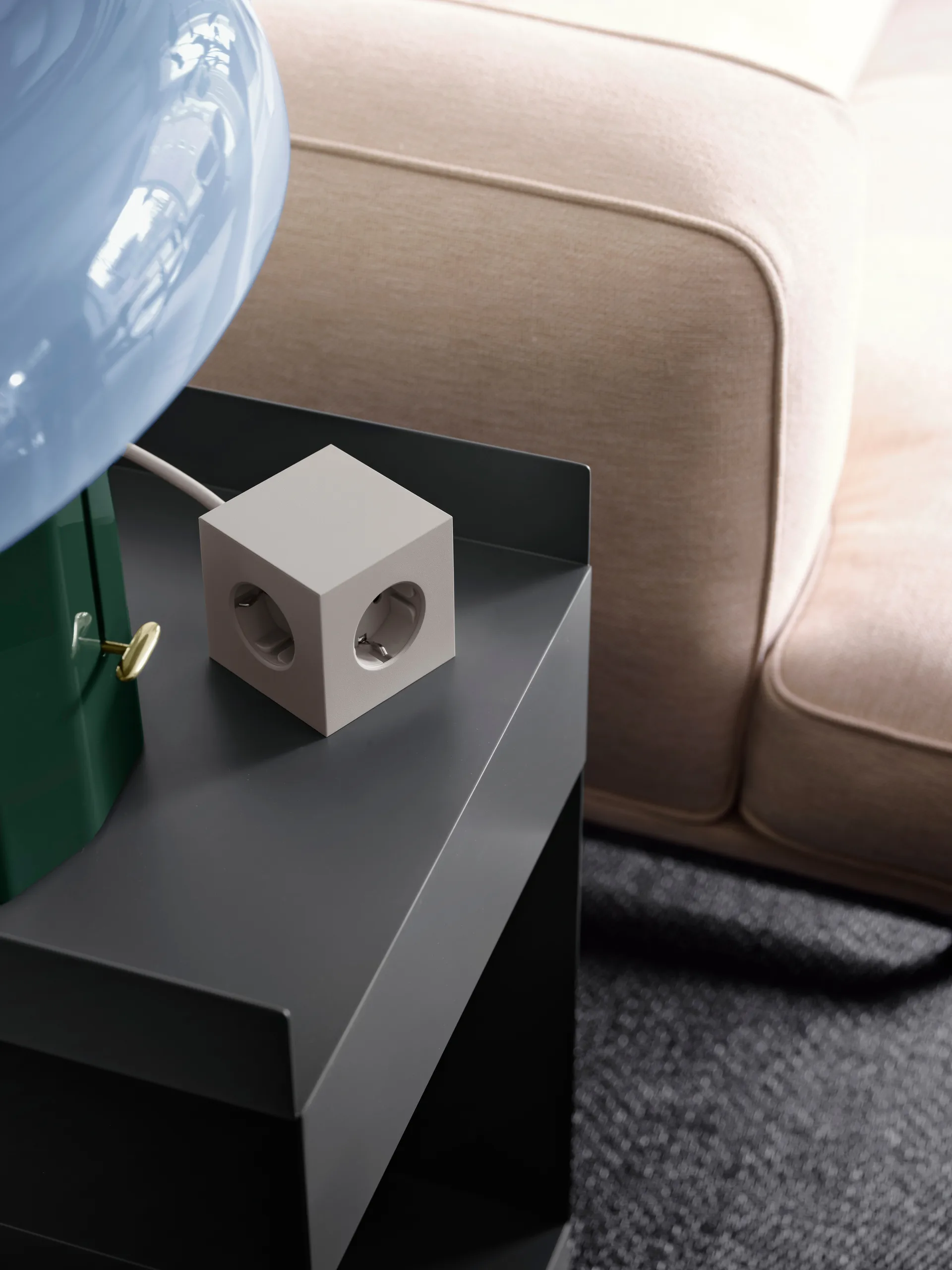 Multiprise Square 1 USB-C 30W 3 m, Nomad Sand Avolt