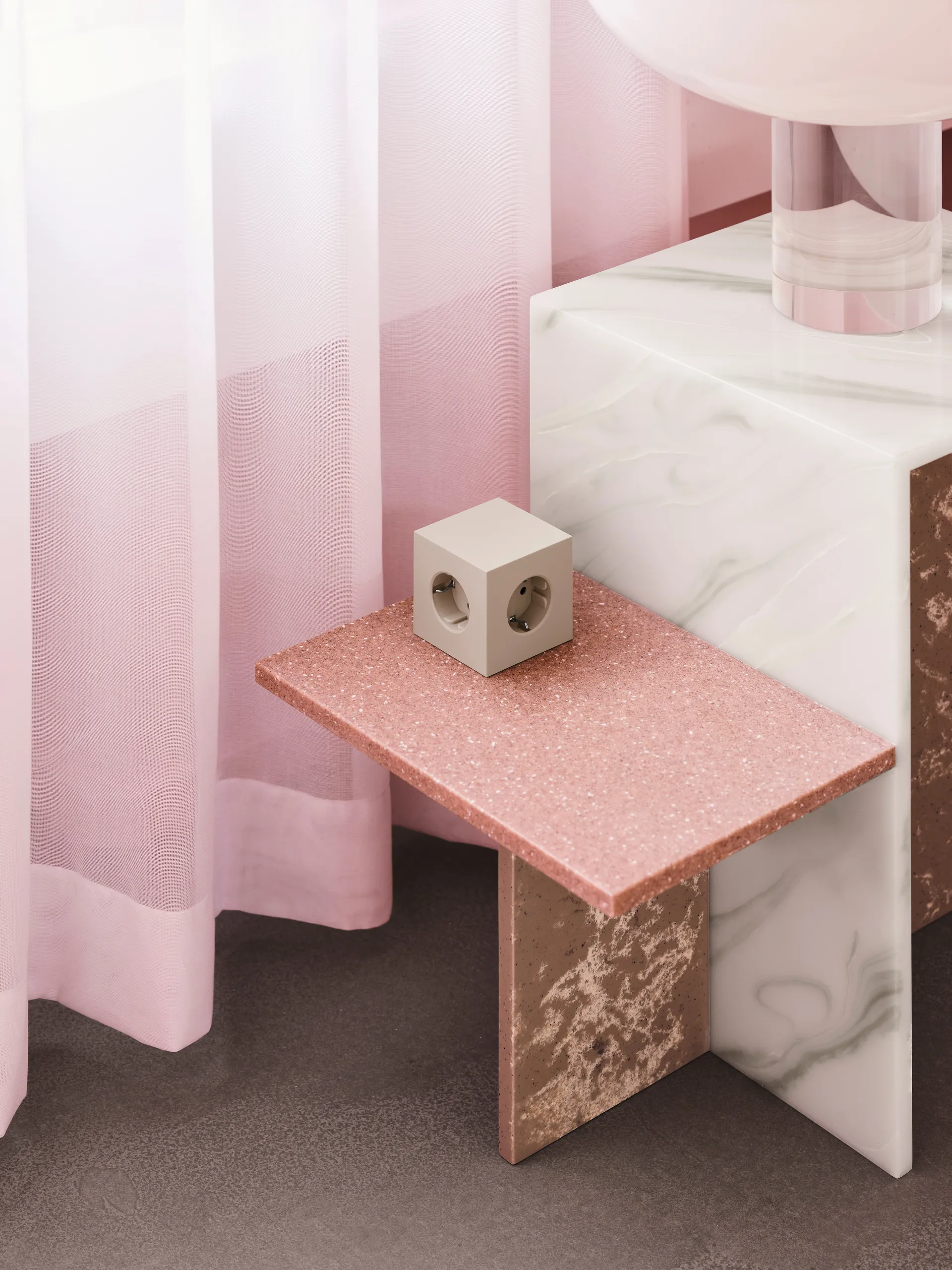 Multiprise Square 1 USB-C 30W 3 m, Nomad Sand Avolt