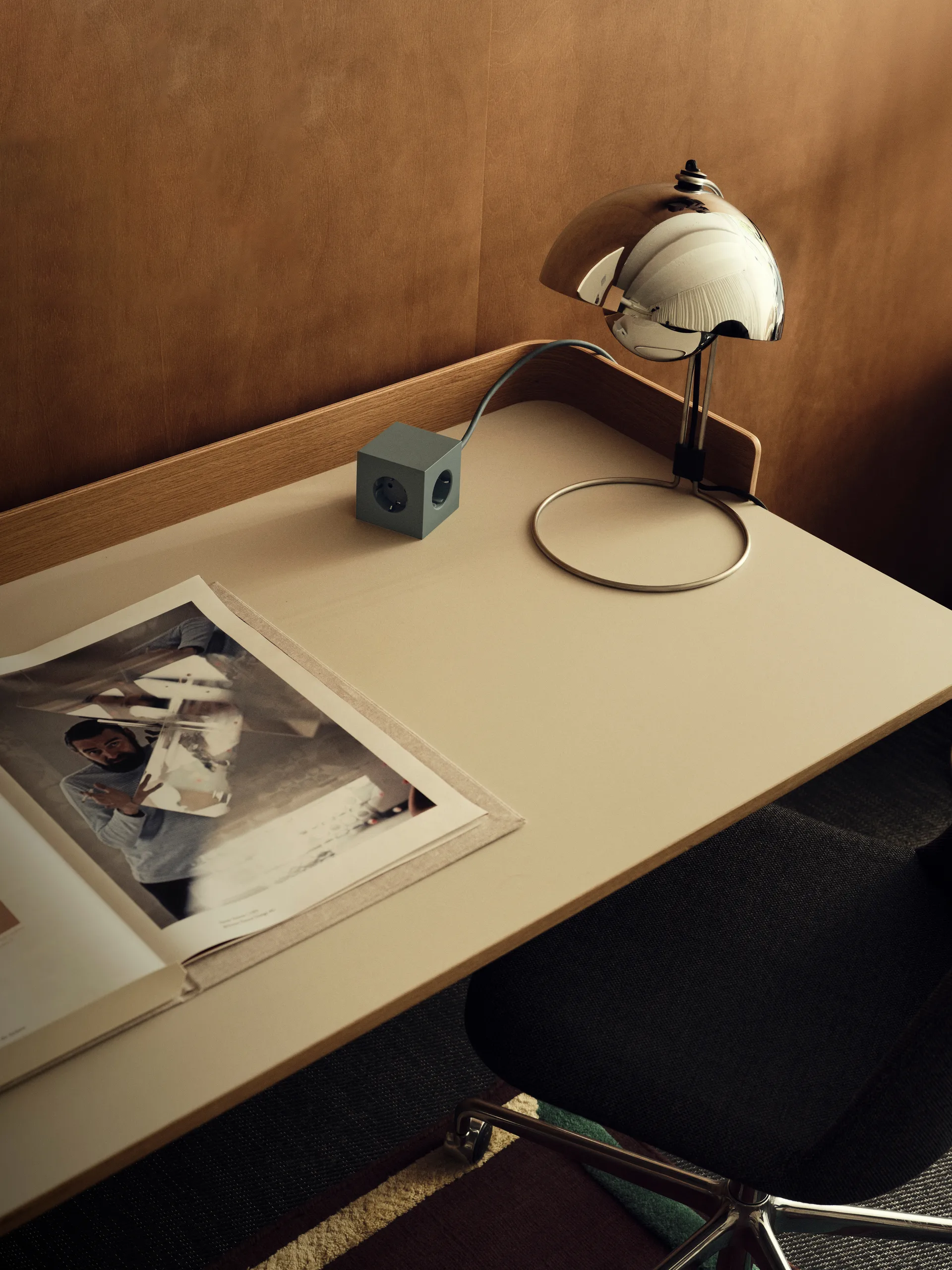 Multiprise Square 1 USB-C 30W 3 m, Oak Green Avolt