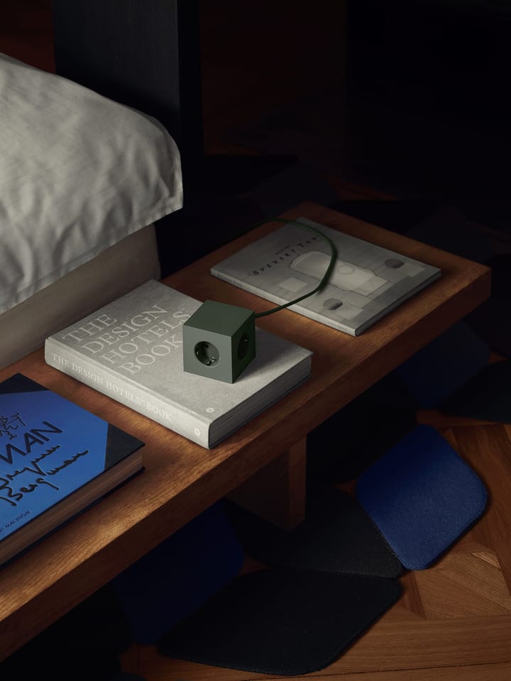 Multiprise Square 1 USB-C 30W 3 m, Oak Green Avolt