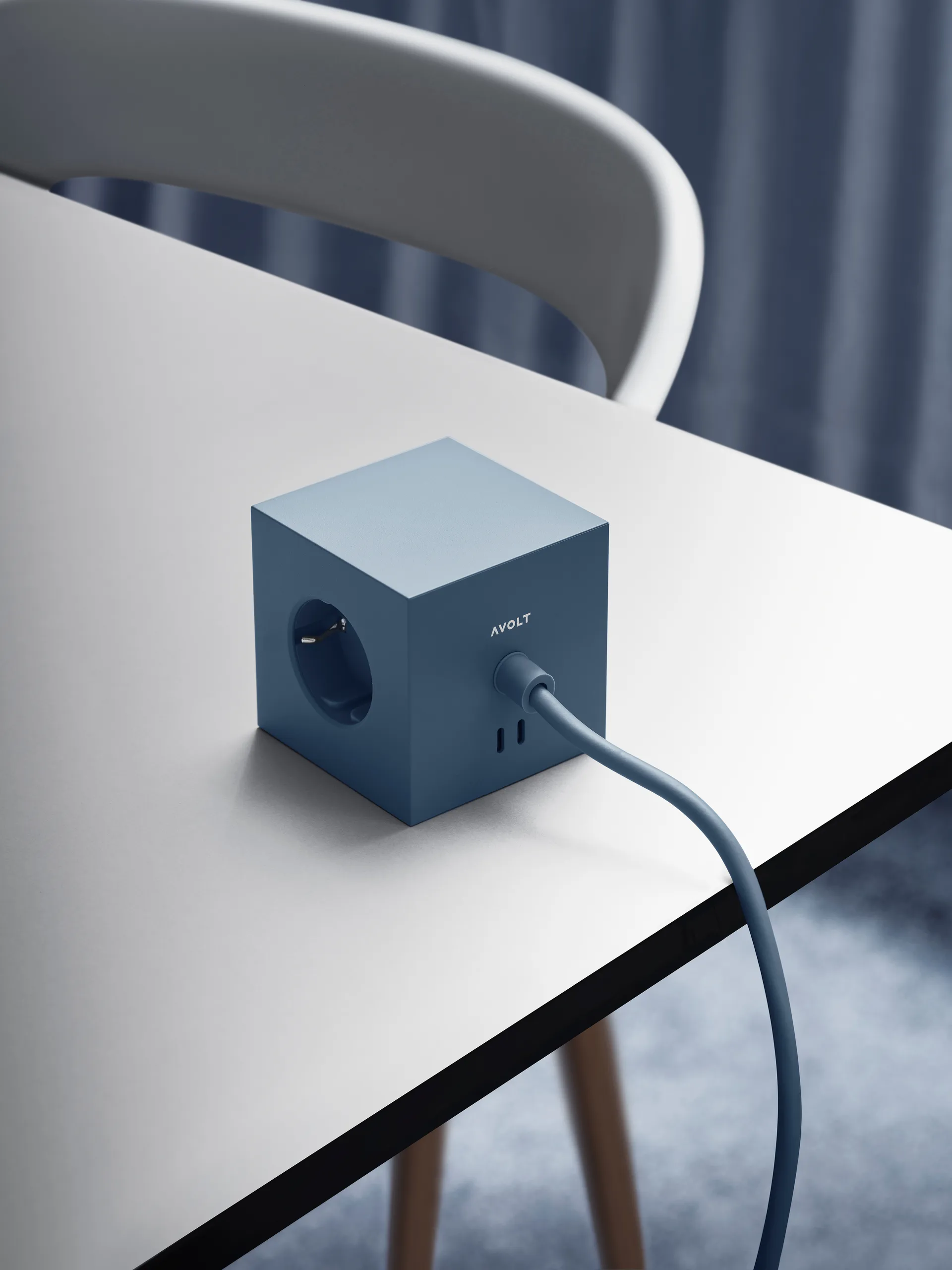 Multiprise Square 1 USB-C 30W 3 m, Shark Blue Avolt