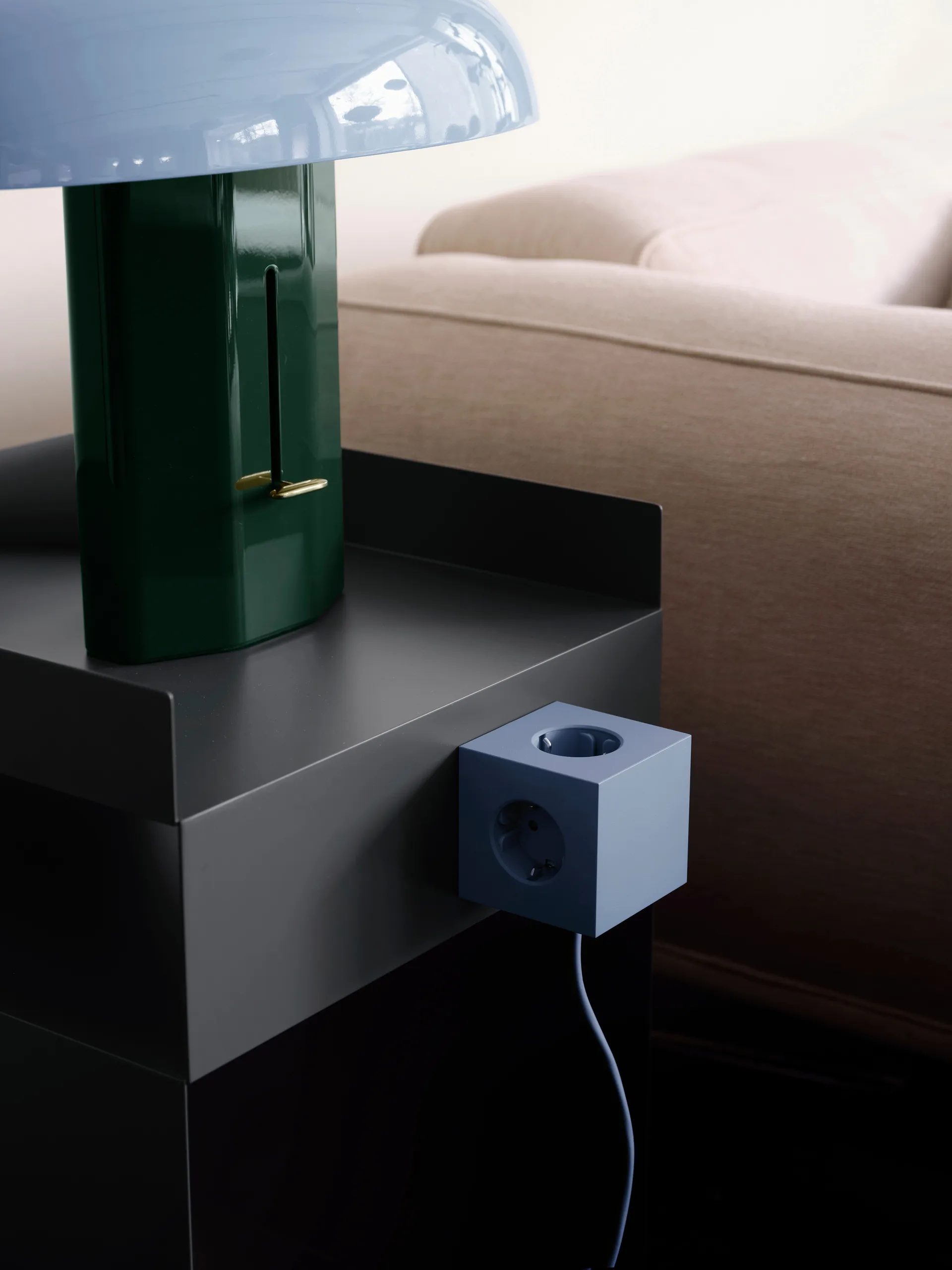 Multiprise Square 1 USB-C 30W 3 m, Shark Blue Avolt