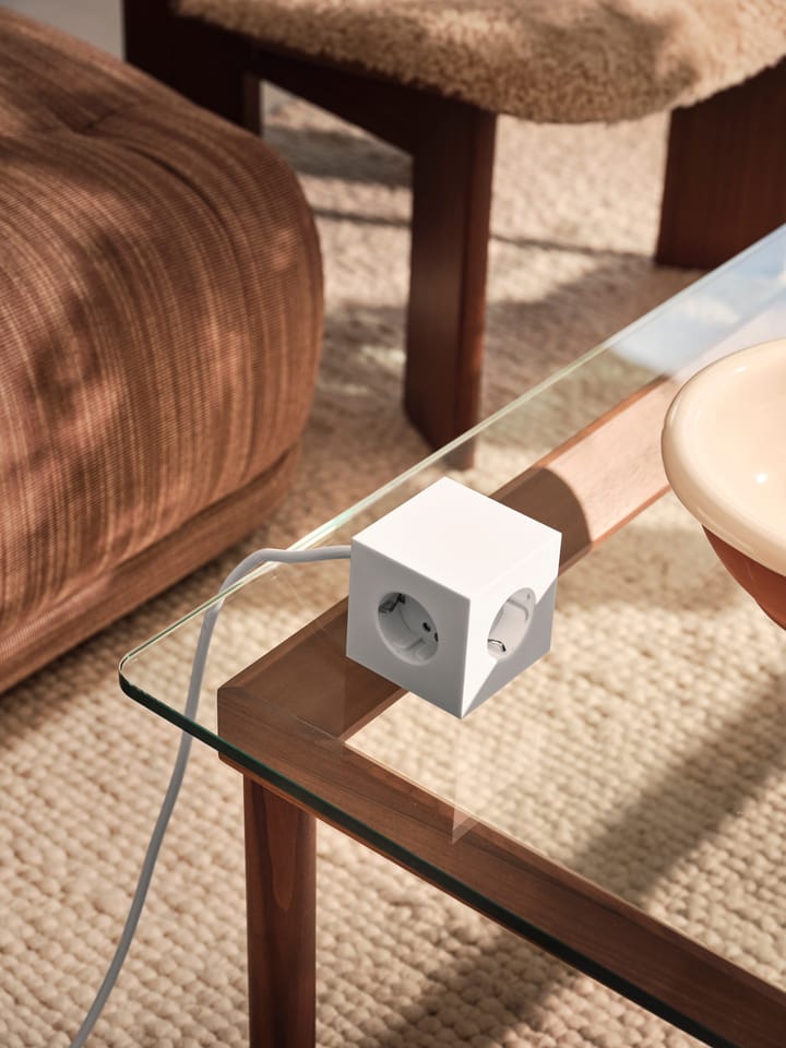 Multiprise Square 1 USB-C 30W 3 m, White Martinelli Luce edition Avolt