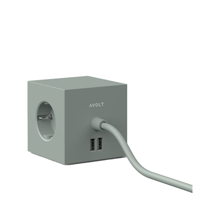 Prise Square 1, oak green Avolt