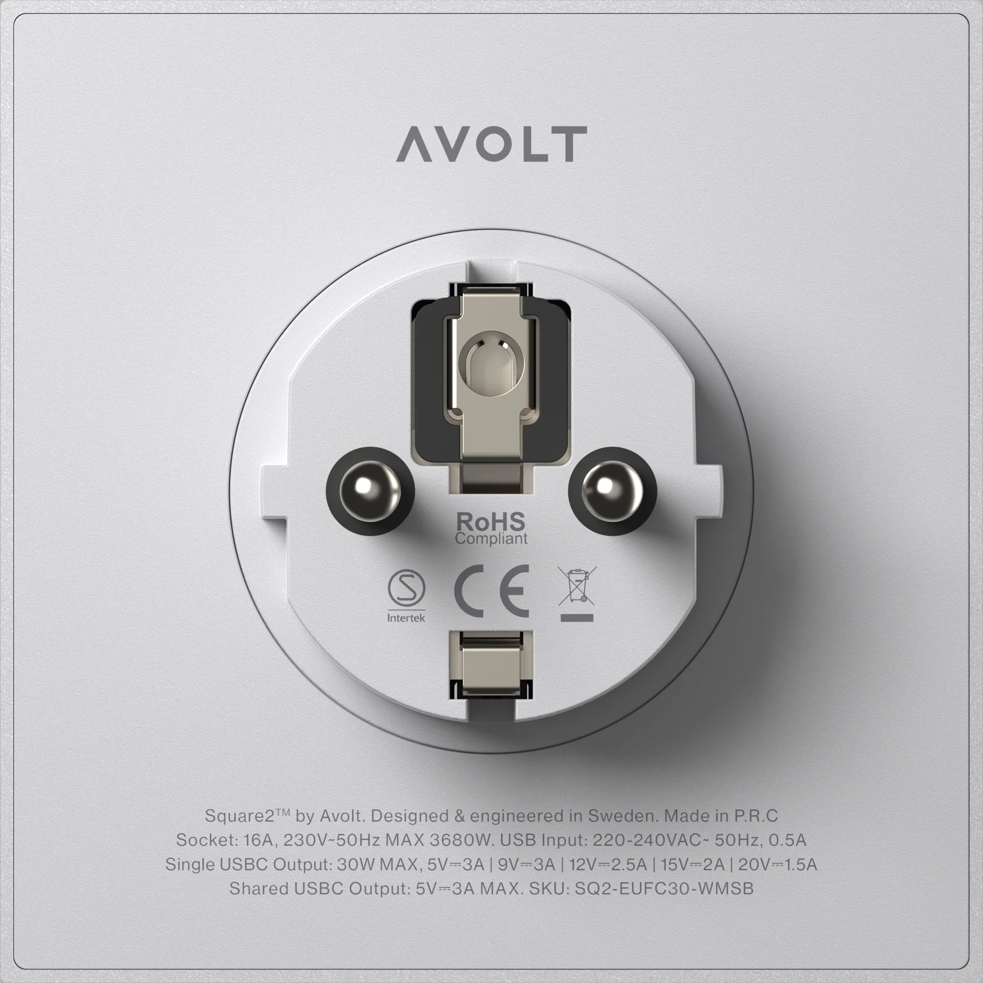 Prise Square 2, Gotland Grey Avolt