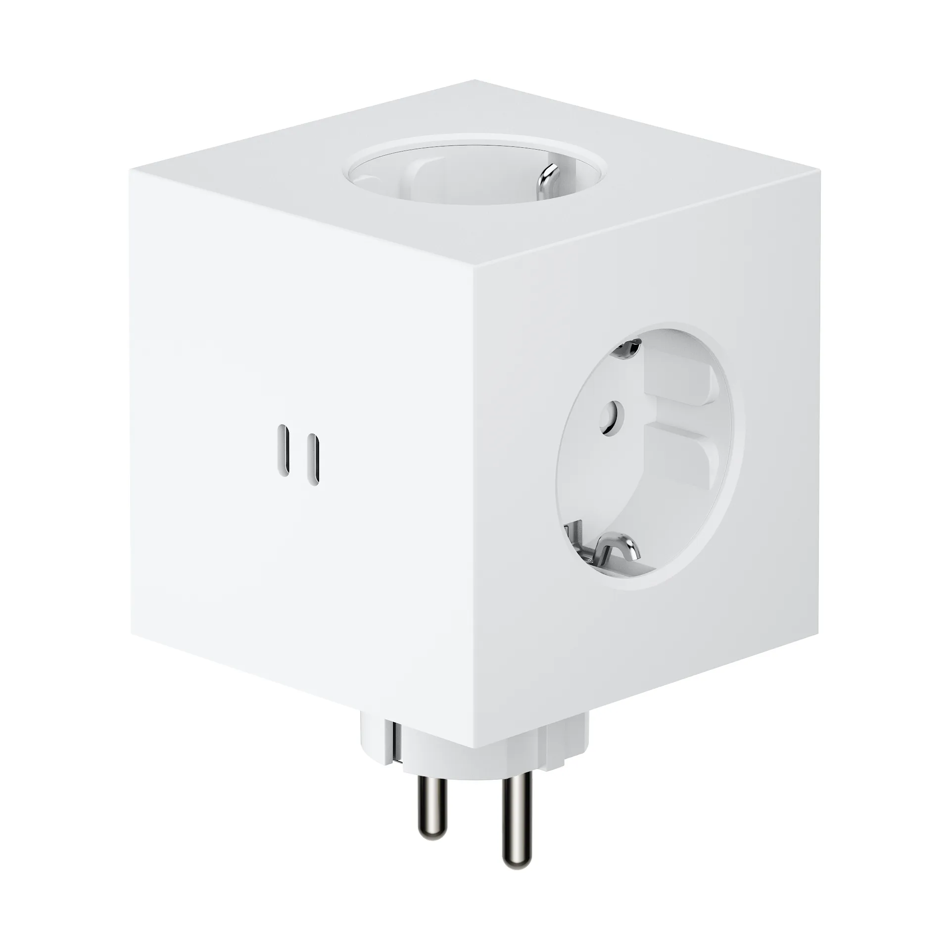 Prise Square 2, Martinelli Luce Opal White Avolt