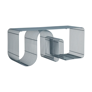 Banc d'assise Curva 100 cm - Dusty blue - AYTM