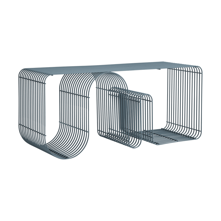 Banc d'assise Curva 100 cm - Dusty blue - AYTM