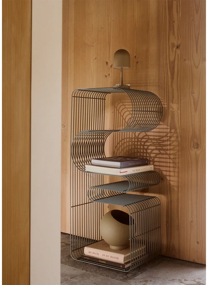 Banc d'assise Curva 100 cm, Dusty blue AYTM