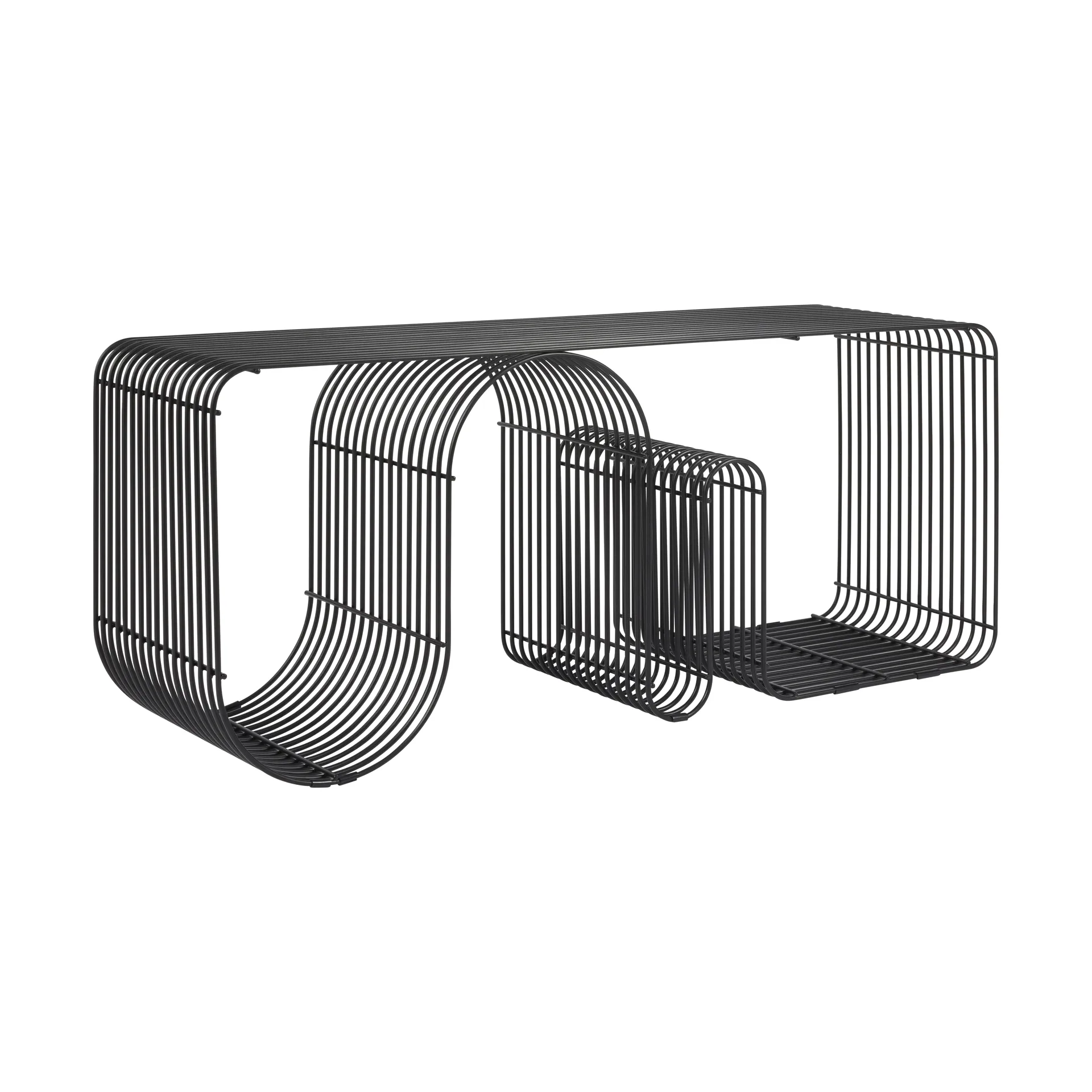 Banc d'assise Curva 100 cm, Noir AYTM