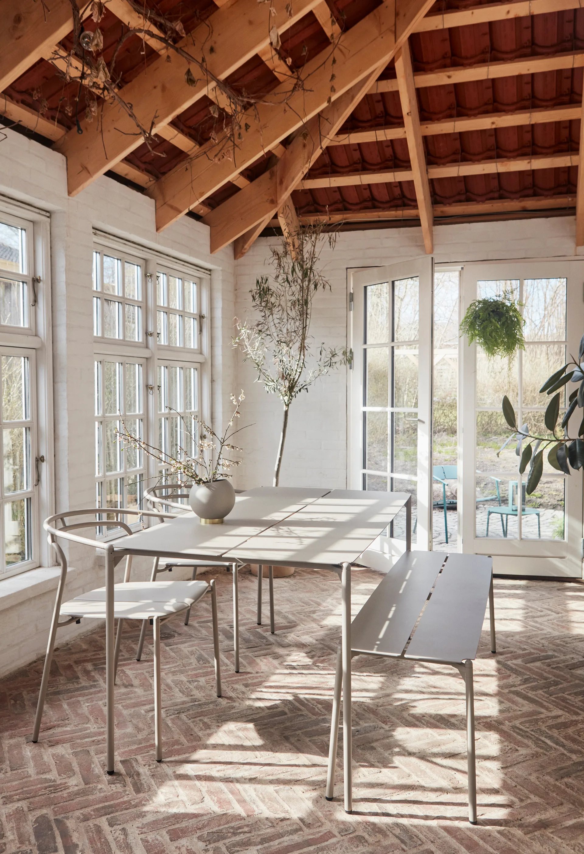 Banc NOVO 145x45,5 cm, Taupe AYTM