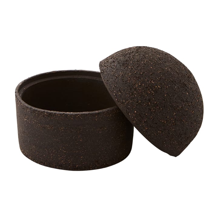 Bocal de rangement avec couvercle Terra Ø10,7 cm, Java brown AYTM