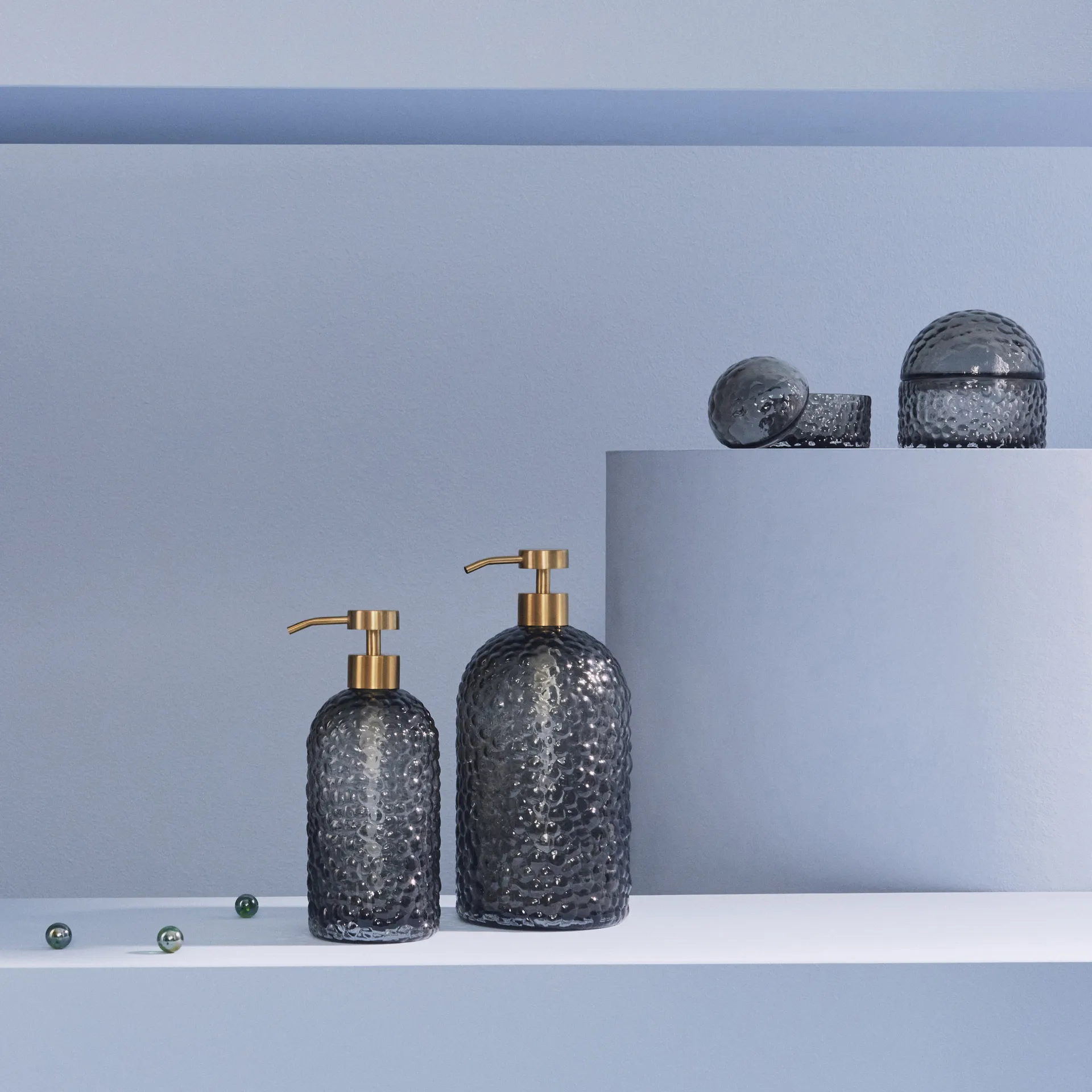 Boîte avec couvercle Arura 11 cm, Noir AYTM