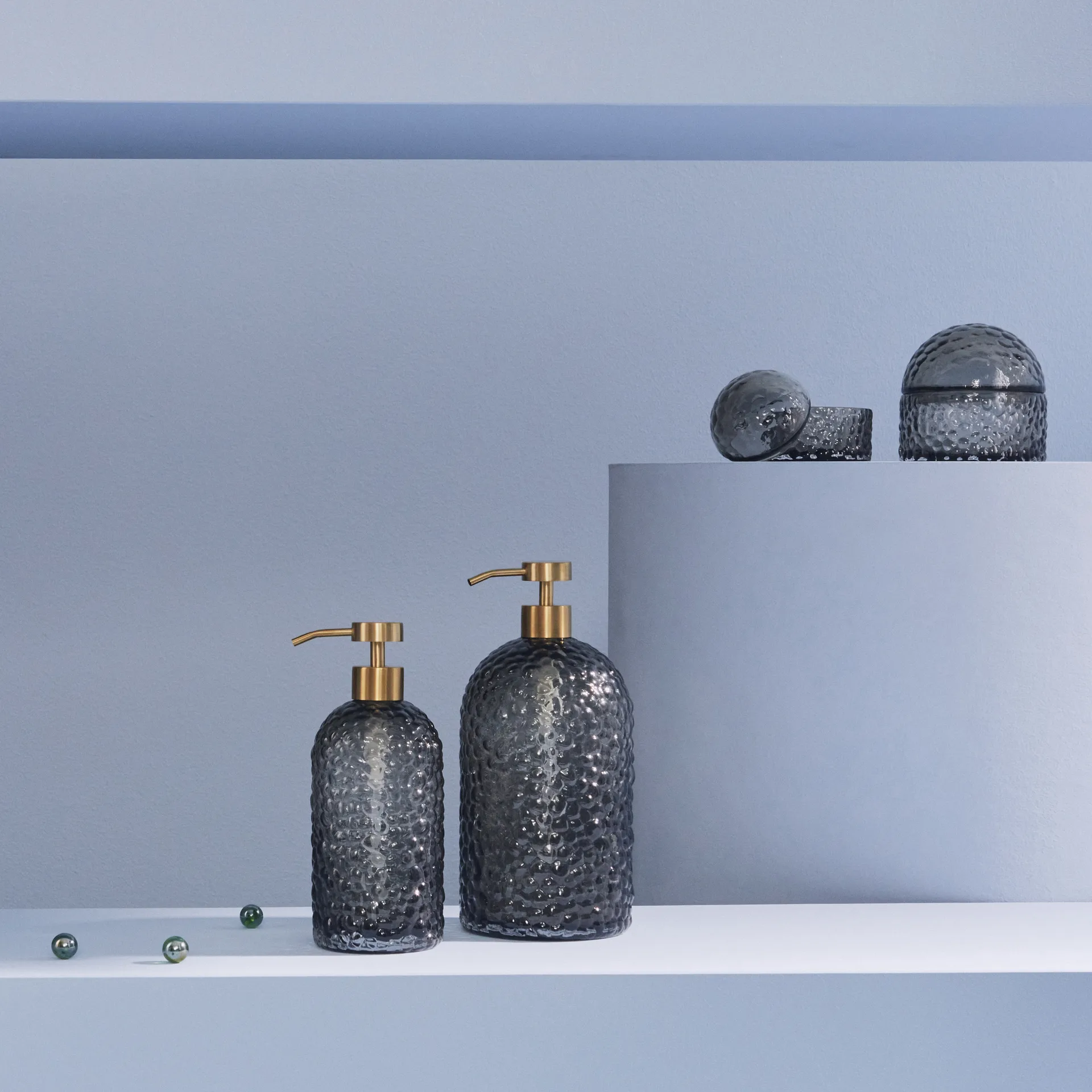 Boîte avec couvercle Arura 8 cm, Noir AYTM