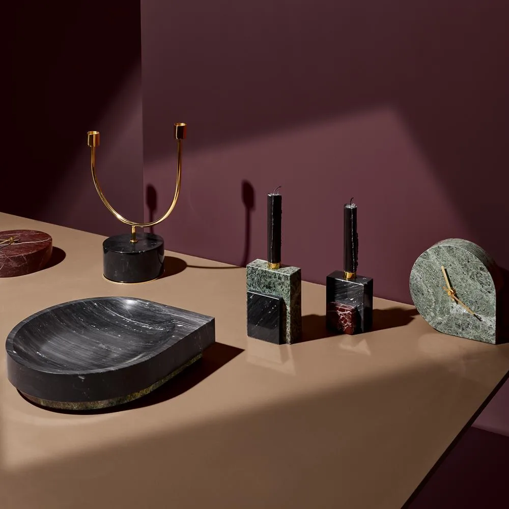 Bougeoir Grasil, vert-laiton AYTM