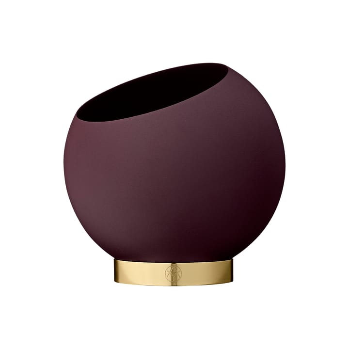 Cache-pot Globe Ø17 cm - Bordeaux - AYTM