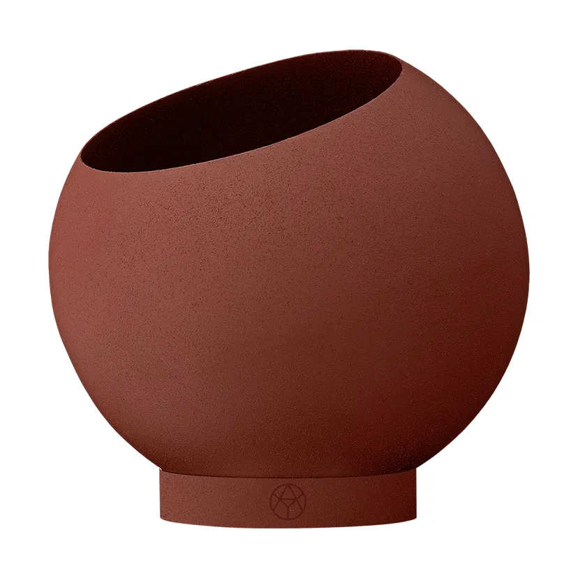 Cache-pot Globe Ø17 cm, Gingerbread AYTM