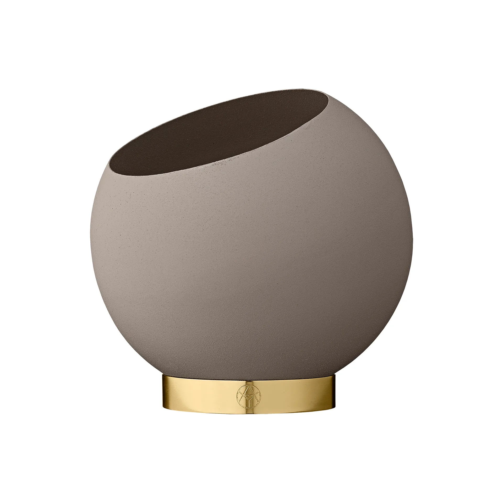 Cache-pot Globe Ø17 cm, Taupe AYTM