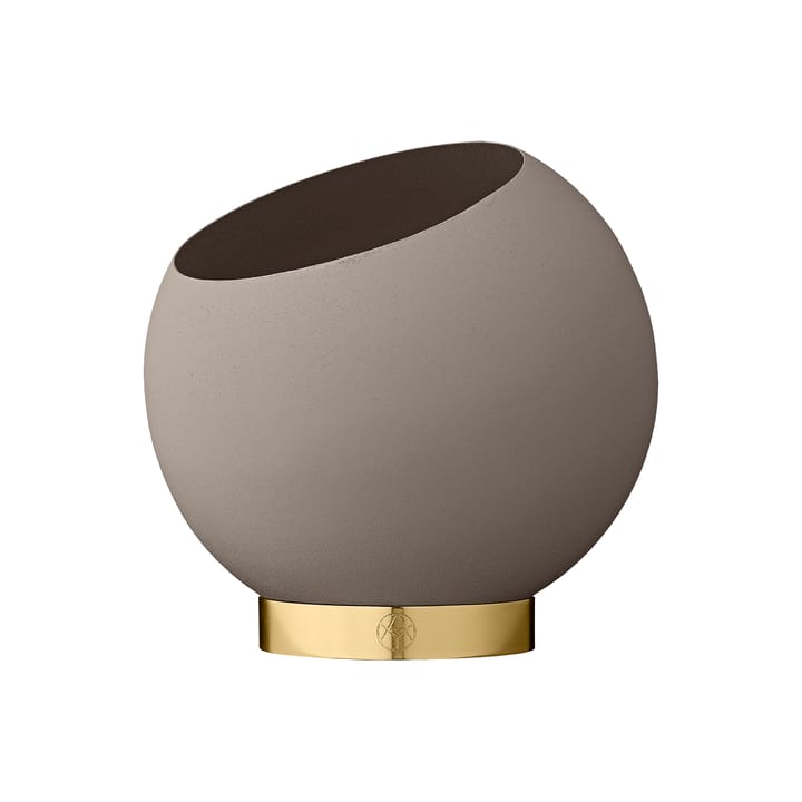 Cache-pot Globe Ø17 cm - Taupe - AYTM