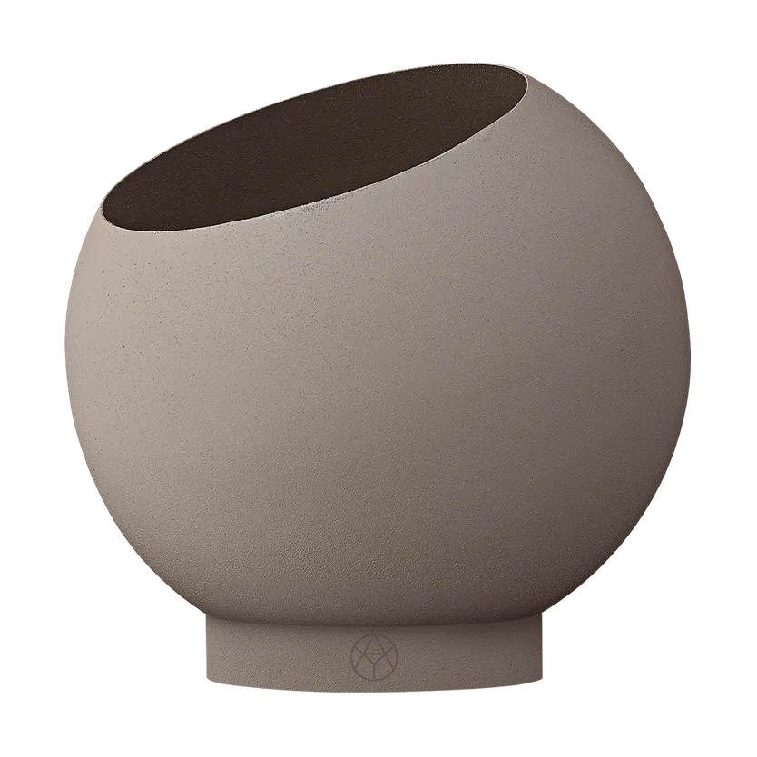 Cache-pot Globe Ø17 cm, Taupe AYTM
