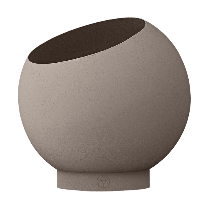 Cache-pot Globe Ø17 cm - Taupe - AYTM