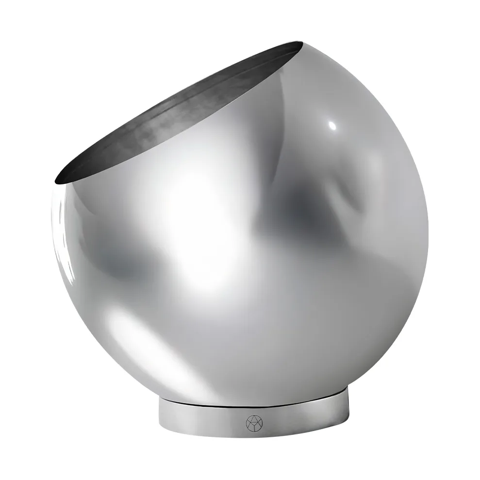 Cache-pot Globe Ø21 cm, Argent AYTM